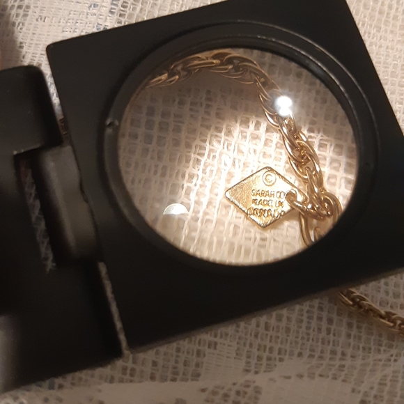 Sarah Coventry Vintage Necklace In Gold Tone With Rhinestones 24" Long Stamped, - Picture 6 of 11